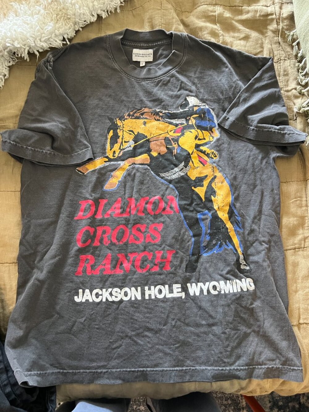 Diamond Cross Ranch Wild One Tshirt Size L - Picture 2 of 3